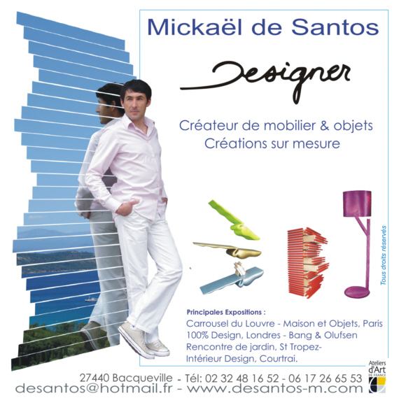 Un designer Français dans l'agence design DE SANTOS MICKAEL,design à PARIS de santos mickael